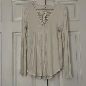 Aerie Soft and Sexy Braided Shirt